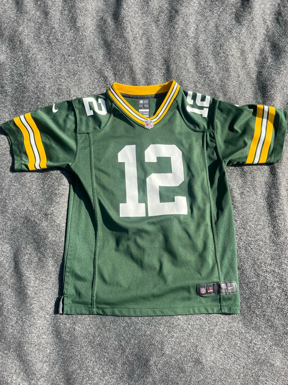 NFL Green & Yellow Kid's Football Jersey #12